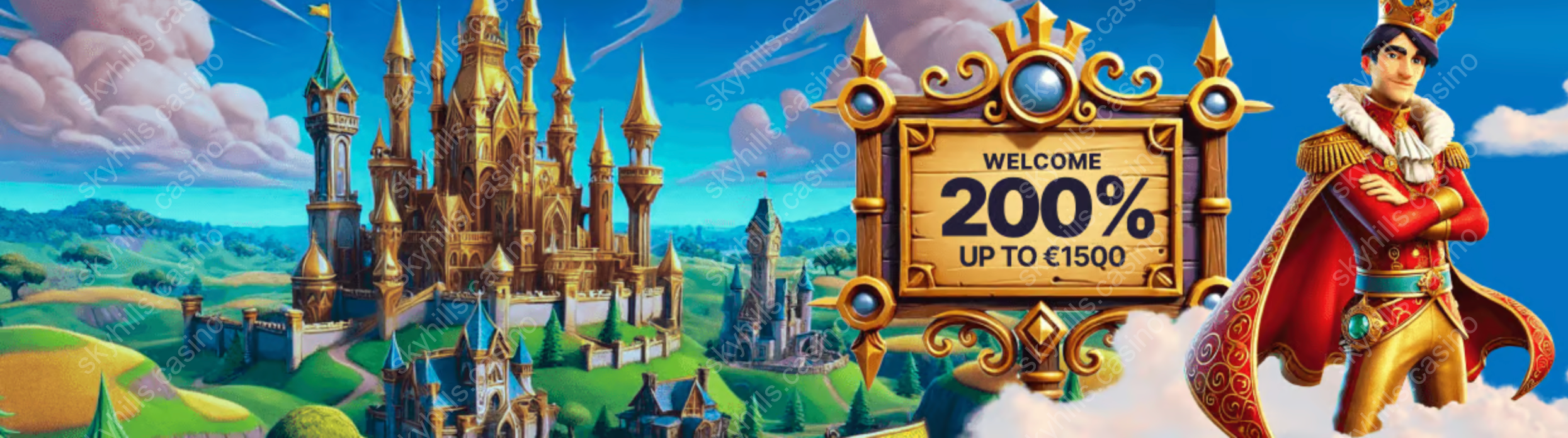 SkyHills Casino hoofdbanner